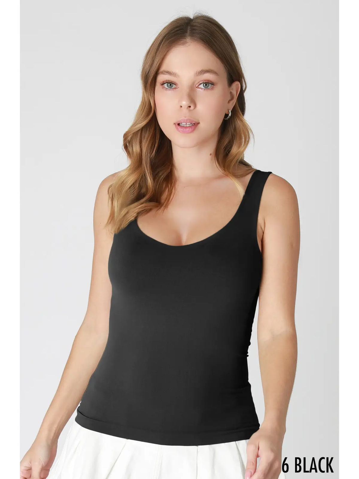 Clean Line Sweet Heart Tank MULTIPLE COLORS