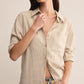 ALFIE BUTTON UP SHIRT FLAX