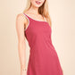 Jen Athletic Dress Maroon