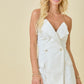 Demi White Denim Romper