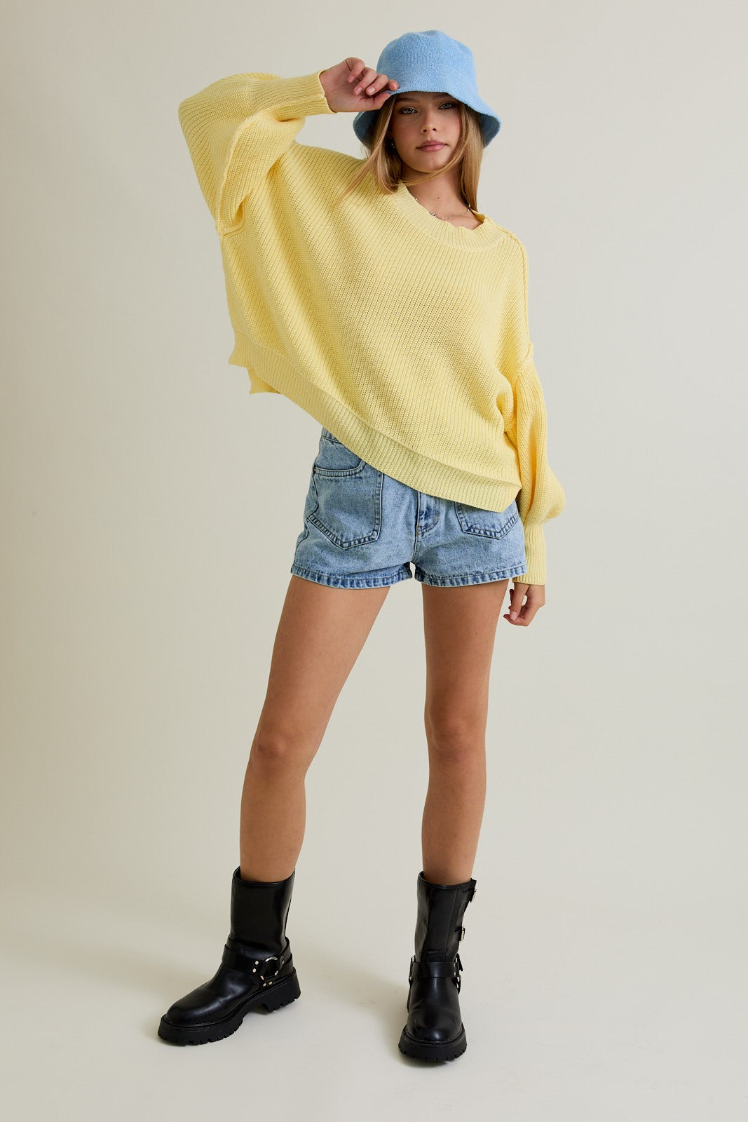 Laura Pullover Sweater Yellow