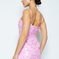 Fiona Pink Mini Dress