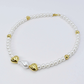 Pearl heart beat necklace