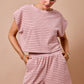 Demi Pink and Brown Set Top