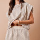 Demi Tan and Brown Set Top