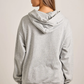 Heather Grey Nautical Anchor Patch Hoodie