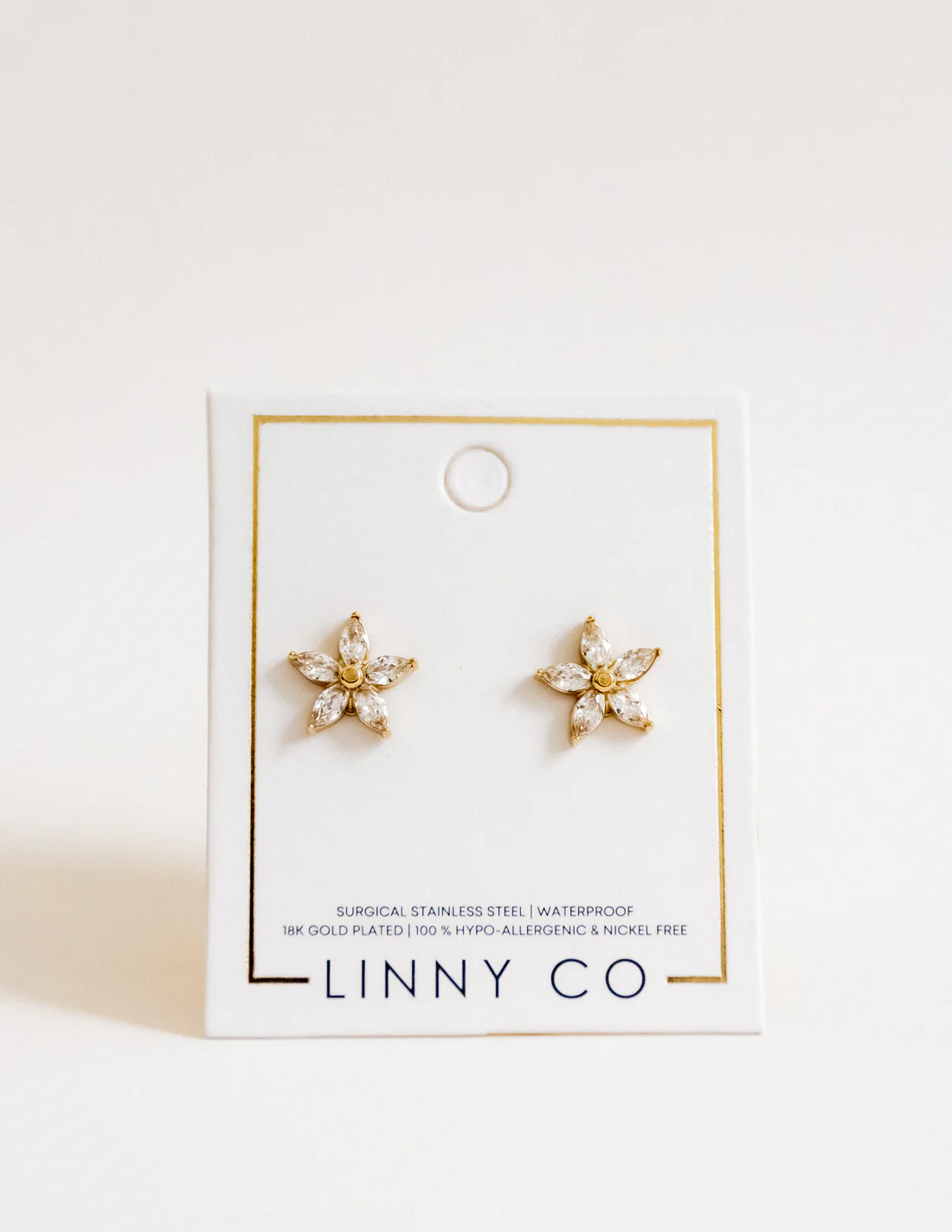 Lily FLower Screwback Earrings