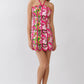 Tina Pink Halter Dress
