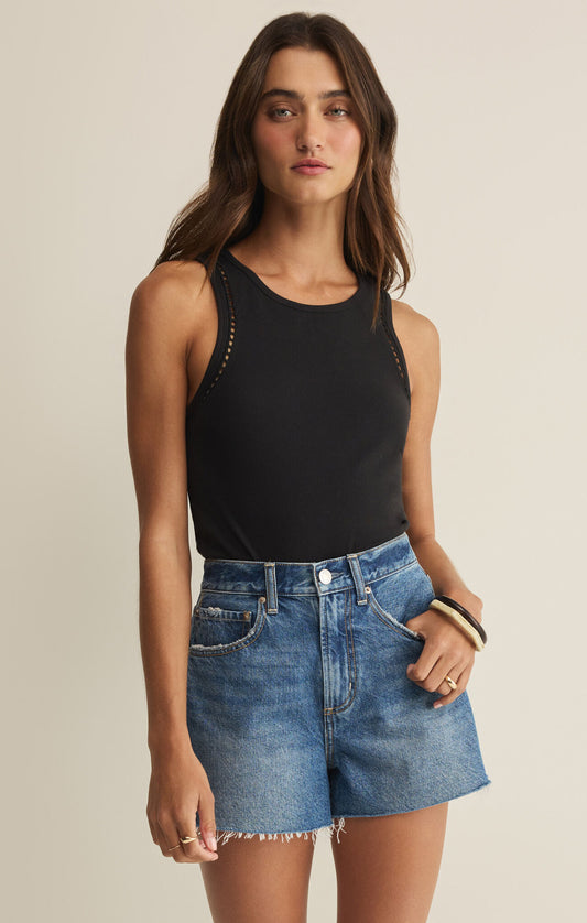 Z SUPPLY Boa Rib Tank Black
