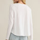 Vail LS Tee White