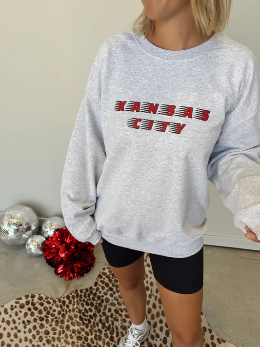 Kansas City Retro Stripe Sweatshirt