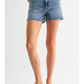 Just Black Stretch Short w/ Hidden Slit