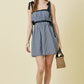 Diana Black Gingham Dress