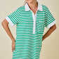 Dolly Striped Rugby Sweatshirt Dress