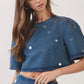 Teller Denim Mirror Top