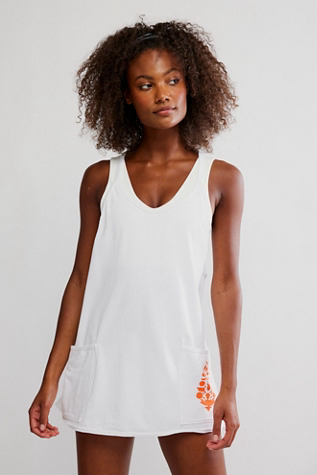 Free People Movement Hot Shot Mini Logo White Combo