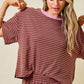 Debra Brown Striped Set Top