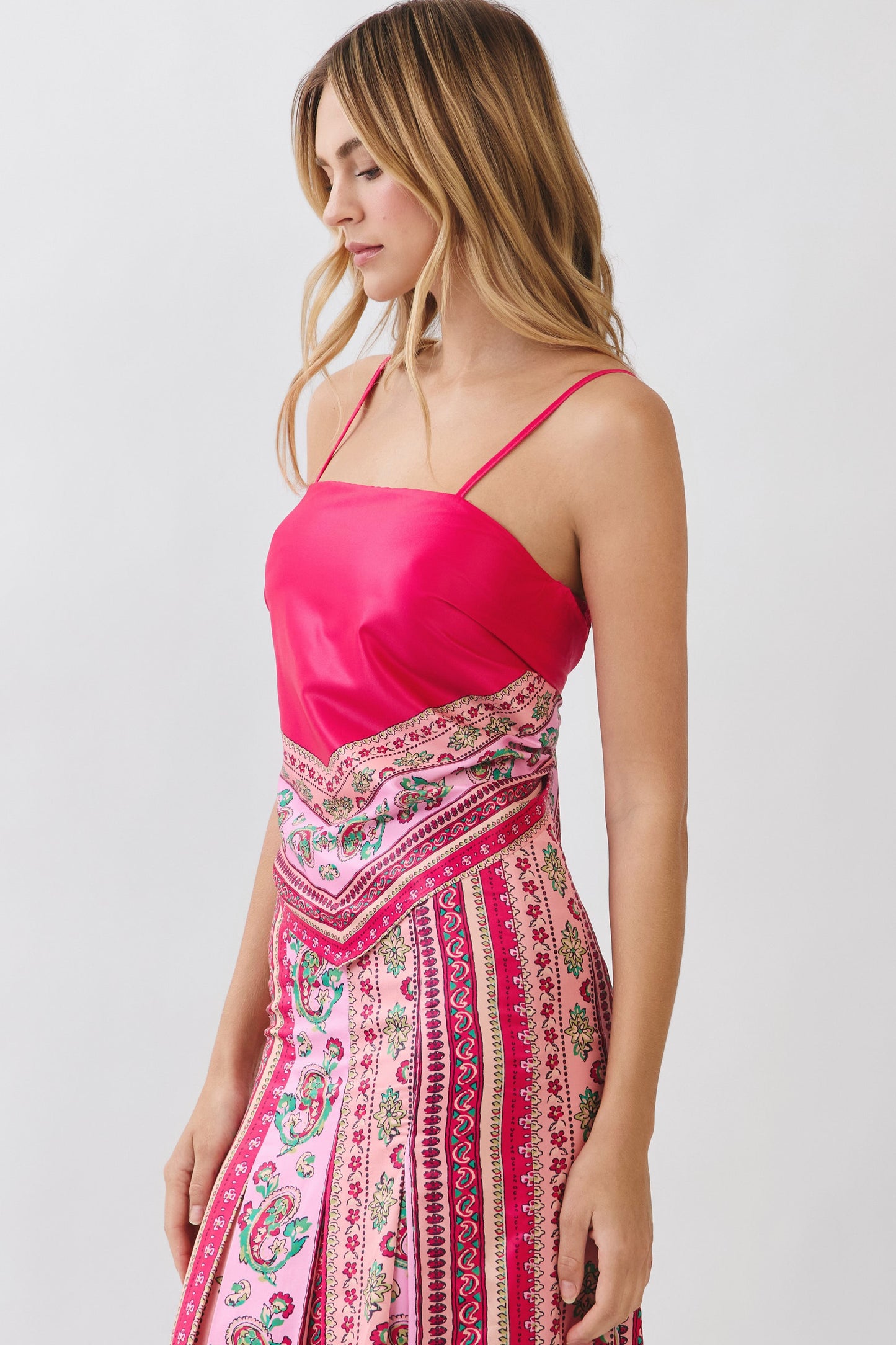 Terry Fuchsia Top
