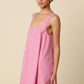 Andrea Gingham Swing Mini Dress Rose