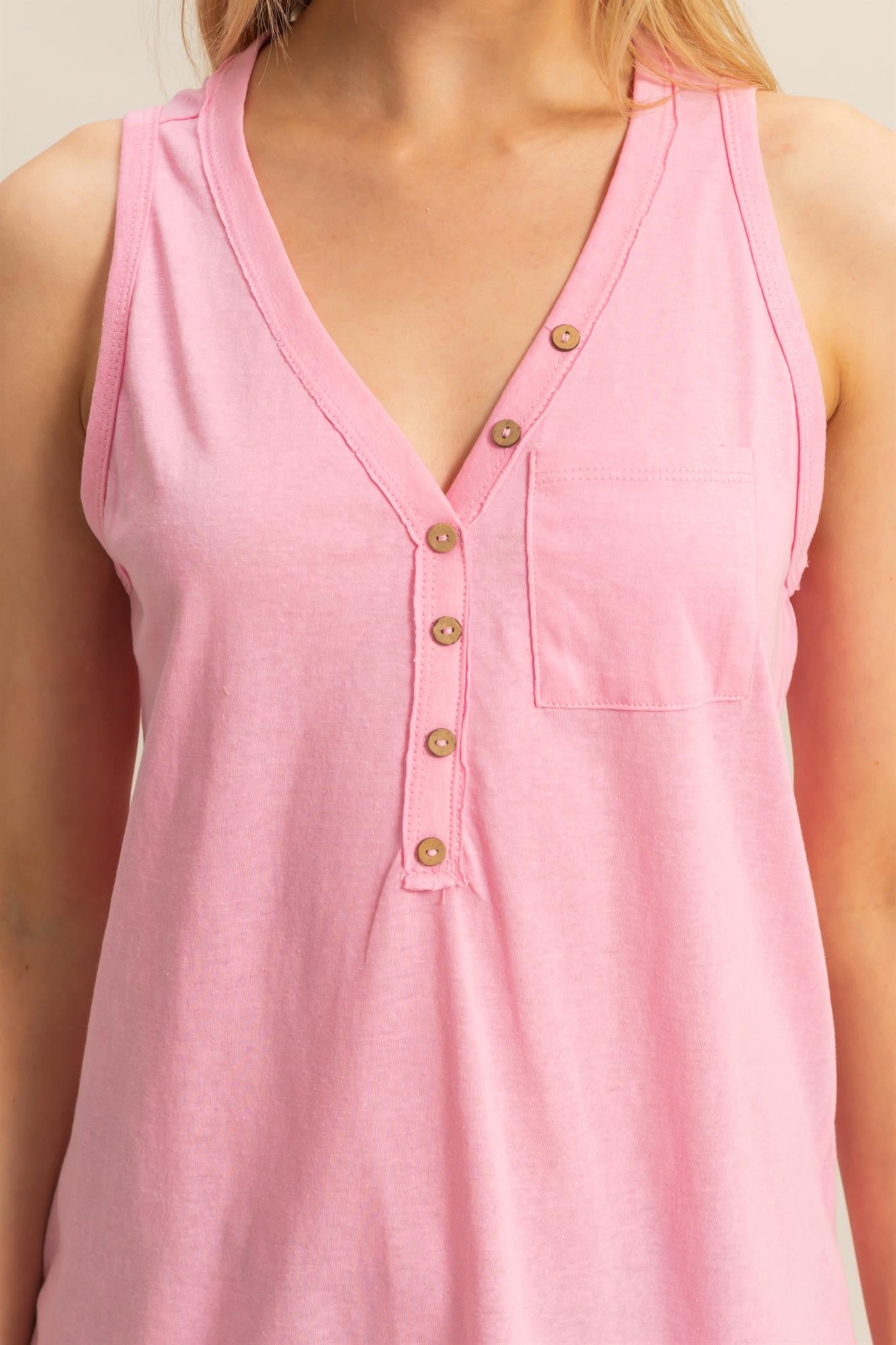 Harley tank top pink