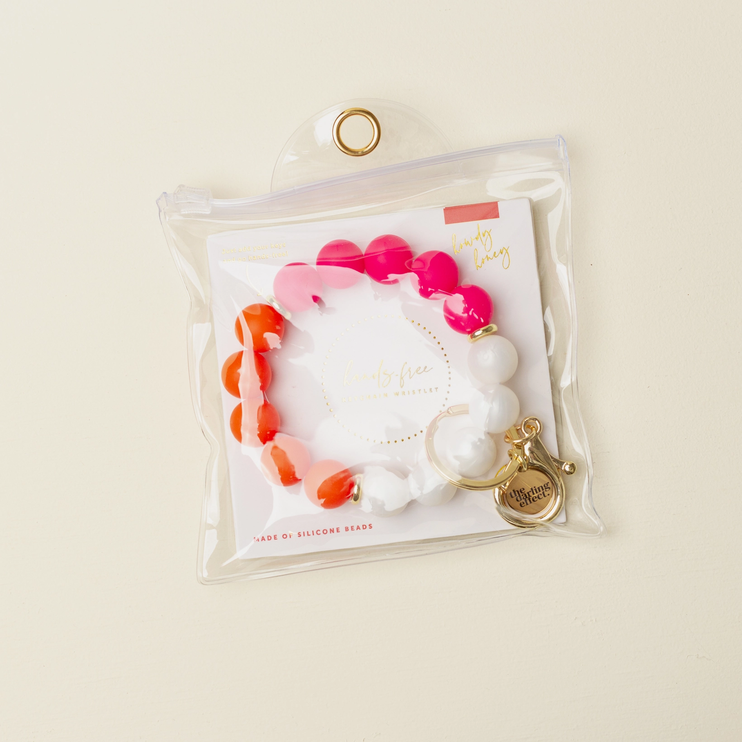 Keychain Wristlet-Howdy Honey
