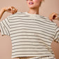 Dream Oatmeal Striped Set Top