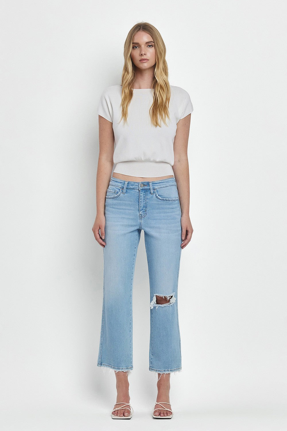 Vervet High Rise Regular Straight Jeans