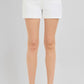 Risen White Tummy Control High Rise Embroidered Shorts