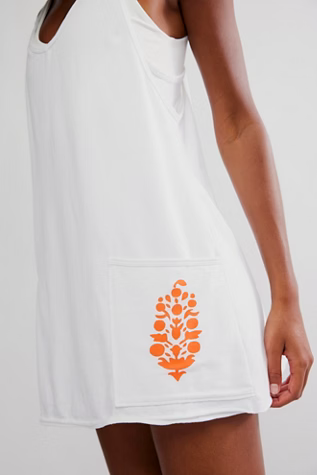 Free People Movement Hot Shot Mini Logo White Combo
