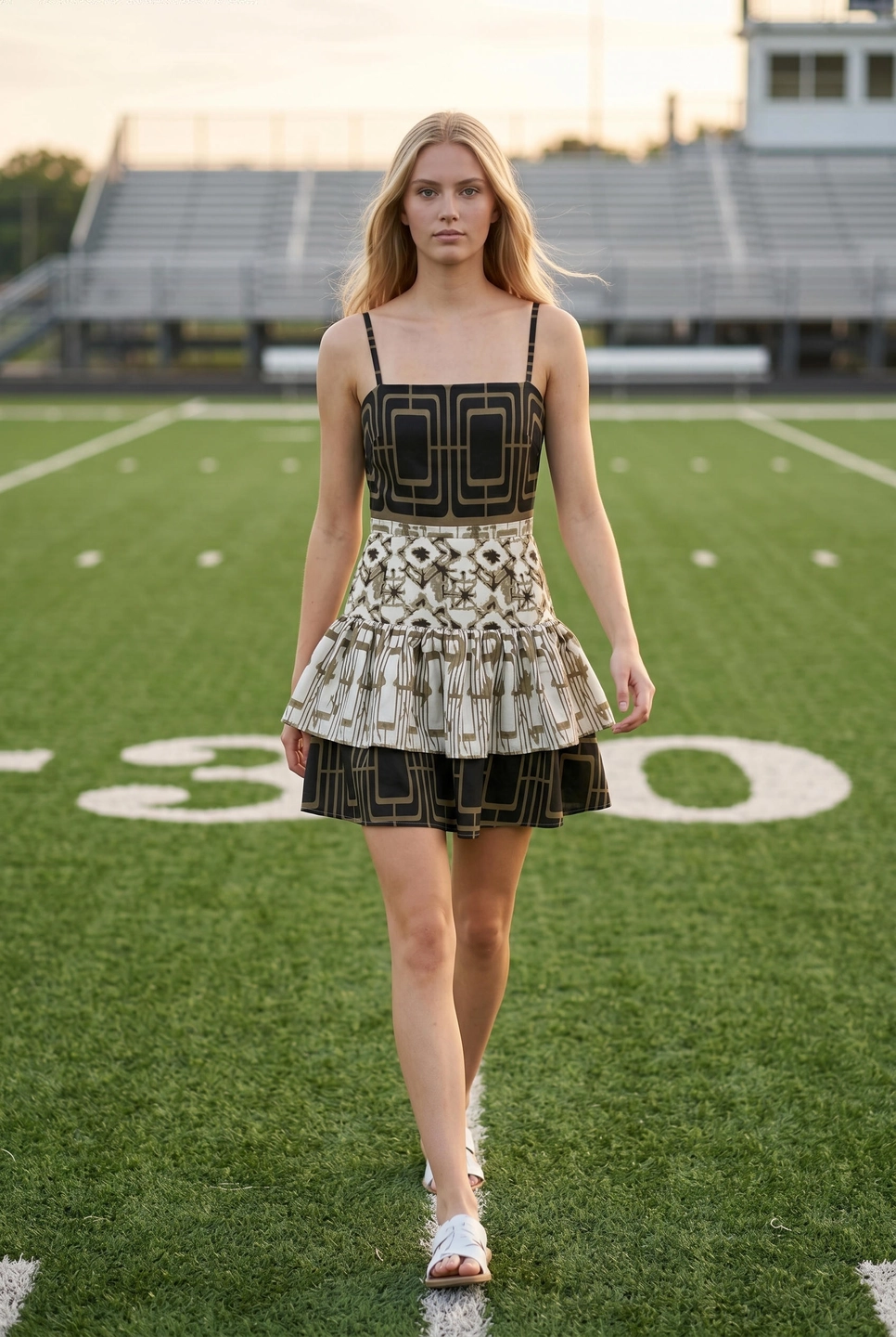 Bella Black Combo Dress