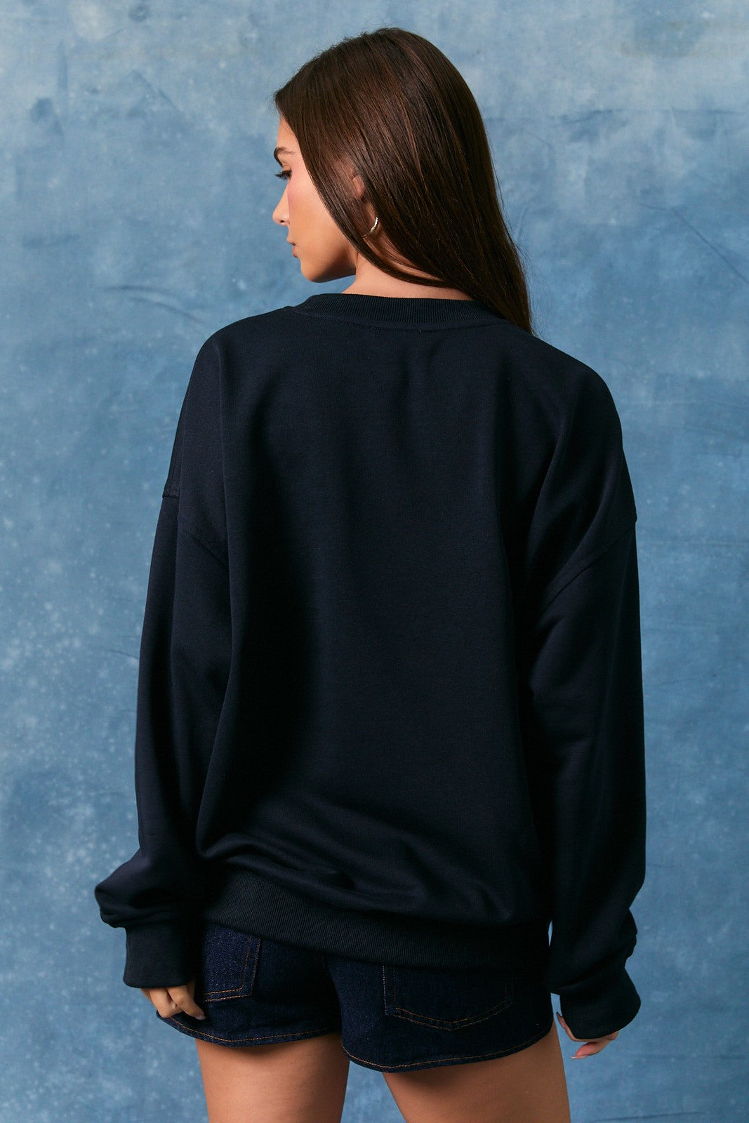 Landry Navy Flag Top