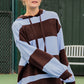 Striped Oversized Hoodie Sweater