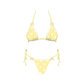 Cafe Polka Bikini Yellow Top