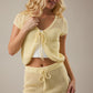 Luna Yellow Set Top