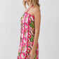 Tina Pink Halter Dress