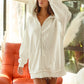 Beth Ivory Waffle Hoodie