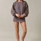 Lydia Blush Striped Set Top