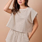Demi Tan and Brown Set Top