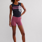Free People Movement SPORT MODE MUSCLE LOGO / BLACK/CLOVE COMBO