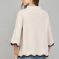 Faith Scalloped Top