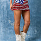 Lora Low Rise Usa Flag Sequins