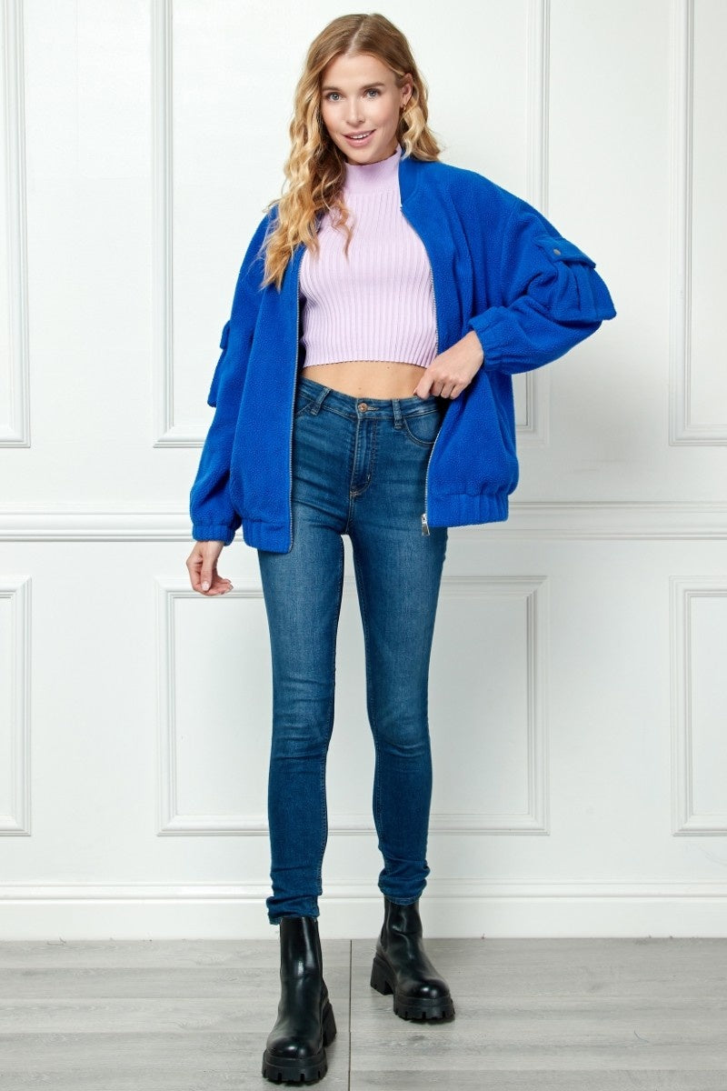Vicki blue jacket