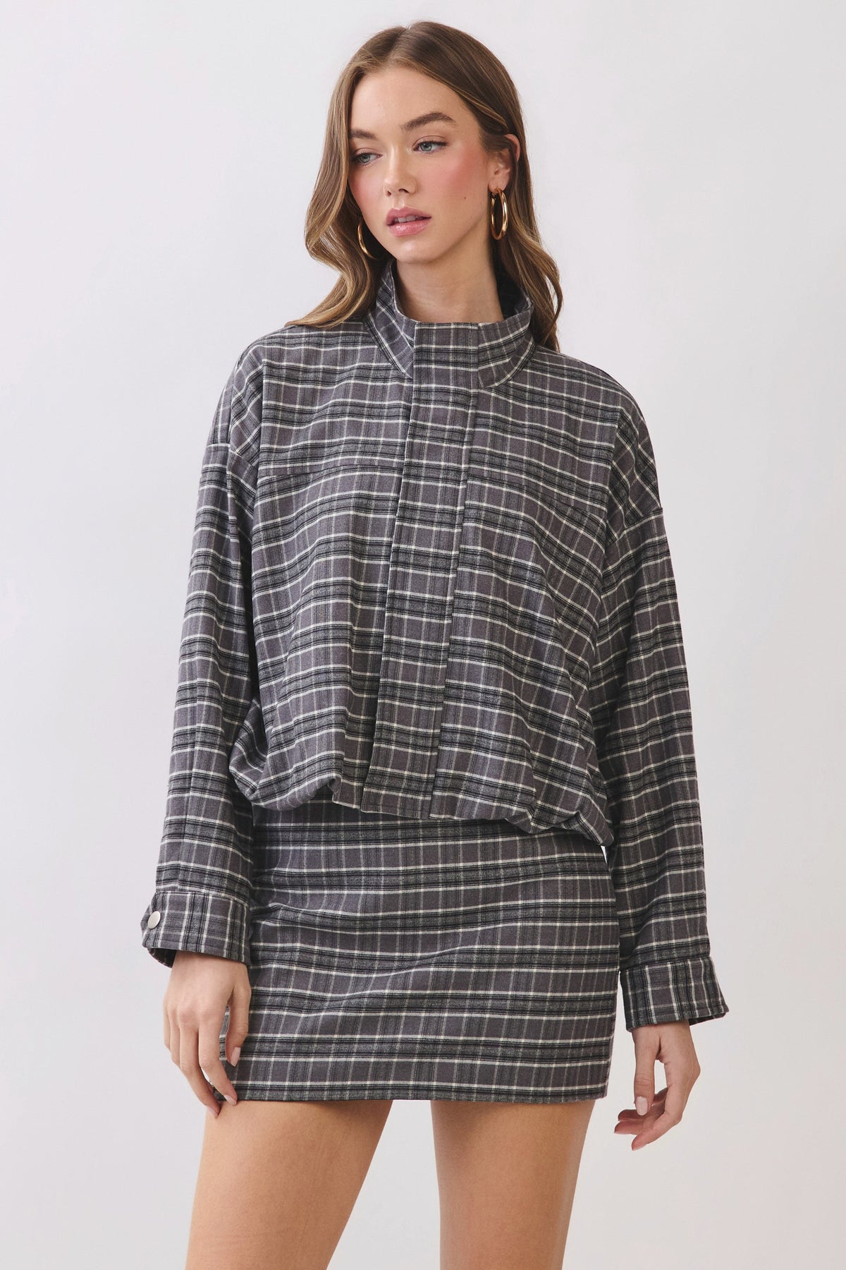 Tila Grey Set Top