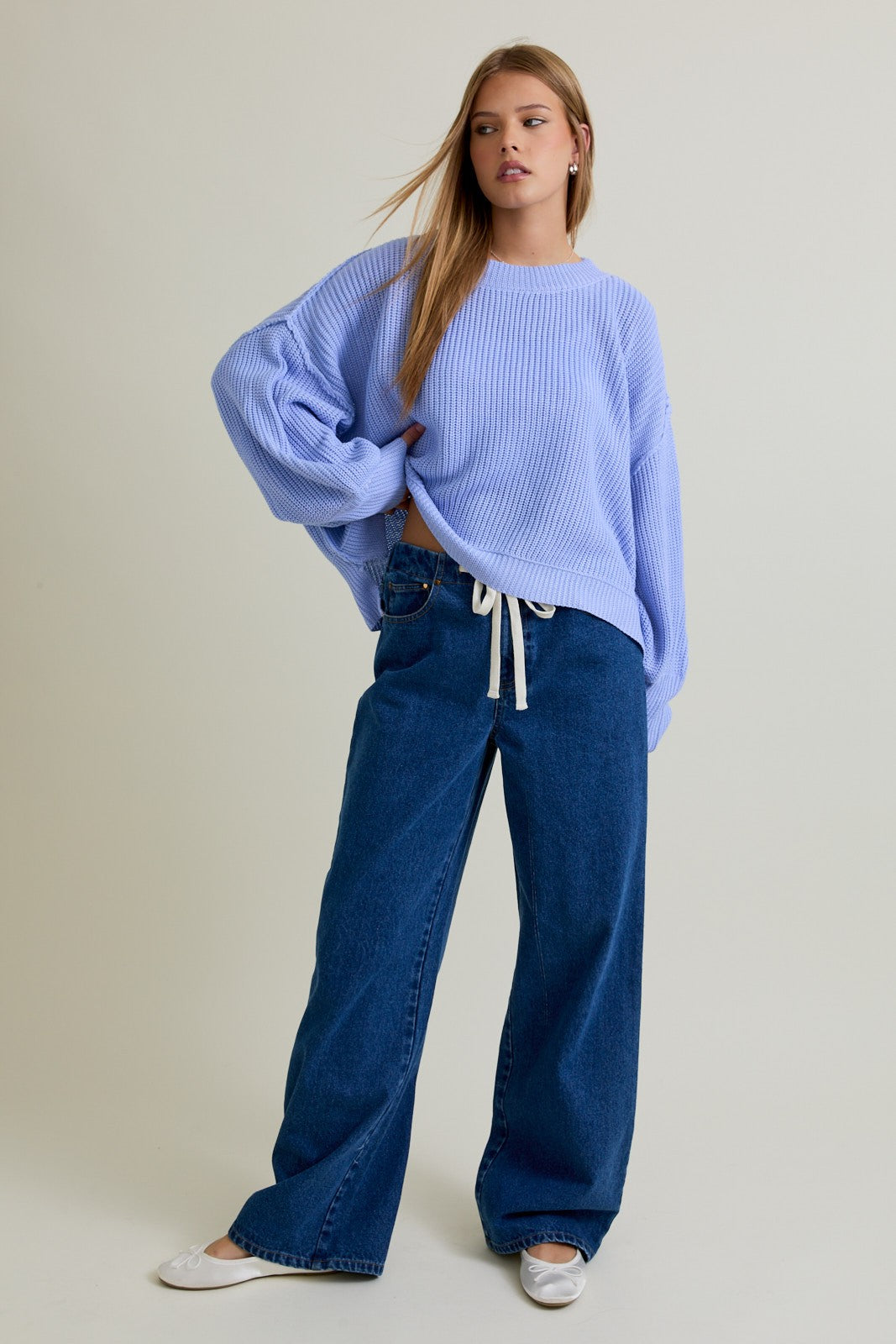Laura Pullover Sweater Blue