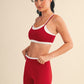 Layered Bra Top Cherry