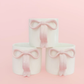 Blush Pink Bow Ceramic Coffee Tea Mug with Ribbon Handle