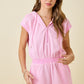Dakota Pink Lemonade Striped Romper