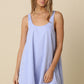 Andrea Gingham Swing Mini Dress Blue