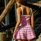 Brenda Striped Shorts Pink