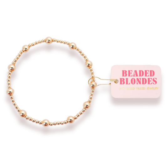 Lively Bracelet in Gold Extended 7.25 inch